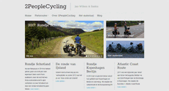 Desktop Screenshot of 2peoplecycling.com
