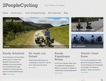 Tablet Screenshot of 2peoplecycling.com